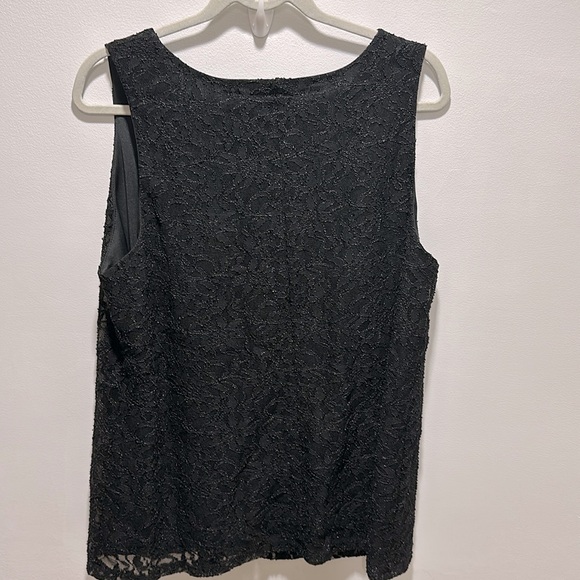 Catherine’s Plus Size 18W Black Lace‎ Blouse Sleeveless - Picture 5 of 7